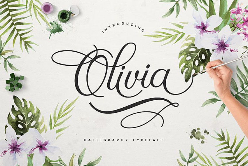 FREE Olivia Script Font